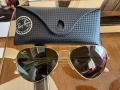Оригинални слънчеви очила RayBan Aviators с карбонови наушници и стъкла G15, снимка 1