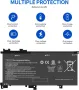 Батерия за лаптоп WAKEACH TE03XL/TEO3XL за HP Pavilion 15, Omen 15, 11.55V/ 61.6Wh, снимка 2
