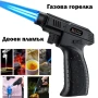 Мощна мини ръчна газова горелка домашна за запояване барбекю крем брюле кухненска готвене запалка, снимка 1