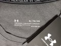 UNDER ARMOUR Тениска от техническо трико HeatGear®️ Сив Slim Fit- Ново с Етикет, снимка 3