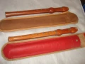 Флейти /дървени/ - 2бр. с калъфи, снимка 10