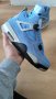 Нови Оригинални Обувки Nike Air Jordan 4 University Blue Размер 42.5 Кецове Сини Маратонки 27см uk8, снимка 1 - Кецове - 40430183