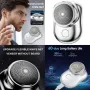 Преносима електрическа самобръсначка Mini-Shave с микровибрационен мотор и USB зареждане за мъже, снимка 1