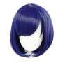 Аниме къса синя черна перука, снимка 3