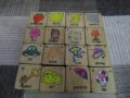 Дървени кубчета- картинки, букви, цифри, снимка 1 - Образователни игри - 32414621