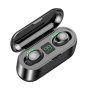 Преносими, Bluetooth слушалки със зареждаща се кутия - Черни!, снимка 1 - Слушалки, hands-free - 43552853