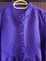 лилава дълга риза/ туника с къс ръкав размер М, снимка 3
