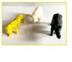 12 бр малки зоо диви джунгла сафари животни пластмасови фигурки играчки за игра и украса торта, снимка 5