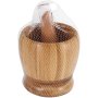 Бамбуково хаванче с чукало за чесън и подправки, 10х10 см / Външен размер 10х10 вътрешен отвор 6.5см, снимка 6