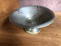 Старинна метална купа с инкрустации , снимка 2
