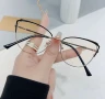 Нова олекотена метална рамка за диоптрични очила тип котешко око , снимка 1