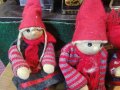 Семейство коледни играчки, естествени материали 6 бр, снимка 5