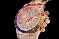 Mъжки часовник Rolex Daytona Cosmograph Rainbow с автоматичен швейцарски механизъм, снимка 3