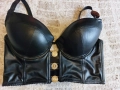 55 лв, нов кожен комплект, с етикет, бюстие 85 Д, пола eur 40, снимка 5