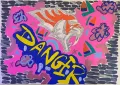 Graffiti Danger картина, снимка 2