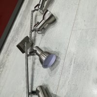 Спот  неръждаема стомана Hong Kong -4x40w, снимка 7 - Лампи за таван - 43367023