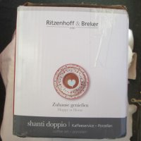 Ritzenhoff & Breker 1810 нов марков немски порцеланов сервиз за чай и кафе от 18 части., снимка 4 - Сервизи - 43560716