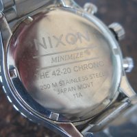 Дамски часовник Nixon Minimize The 42-20 Chronograph със Swarovski кристали, снимка 10 - Дамски - 43398933
