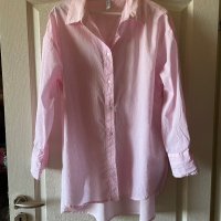 Нова oversized бебешко розова розов цвят риза овърсайз нежно розово рае , снимка 2 - Ризи - 43654776