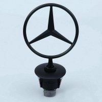 Емблема звезда за Mercedes Benz Black, снимка 1 - Аксесоари и консумативи - 28019342