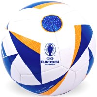 Футболна топка ADIDAS euro 2024, Реплика, Бял-син, Размер 5 , снимка 2 - Футбол - 43883261