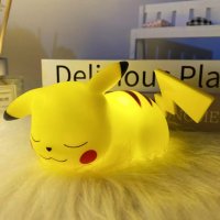 Pokemon Pikachu Нощна Лампа *Ново*