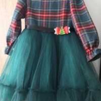 Детска коледна рокля, снимка 1 - Детски рокли и поли - 43090007