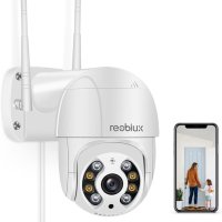Reobiux 2K външна WiFi камера за наблюдение, снимка 1 - Комплекти за видеонаблюдение - 42987868
