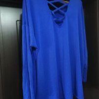 Блуза фино плетиво, снимка 1 - Блузи с дълъг ръкав и пуловери - 44114310