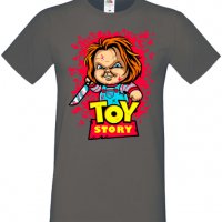Мъжка тениска Toy Story Chucky,Изненада,Повод,Подарък,Празник, снимка 4 - Тениски - 37652331