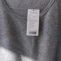 Нова блуза пуловер голям размер на етикета пише 6XL нова с етикет сива ПОДАРЪК ЗА КОЛЕДА НОВА ГОДИНА, снимка 5 - Блузи с дълъг ръкав и пуловери - 43172634