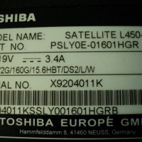 Toshiba Satellite – L450, снимка 5 - Части за лаптопи - 28421642