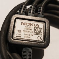 Кабел Nokia CA-92U аудио видео, снимка 2 - USB кабели - 35527661