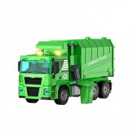 Камион за боклук за разглобяване и сглобяване + кофа + звук и светлина, снимка 1 - Коли, камиони, мотори, писти - 43906918