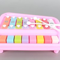 Бебешко пиано с ксилофон, снимка 2 - Музикални играчки - 43187477