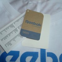 Reebok оригинална бяла тениска НОВА, снимка 5 - Тениски - 26363187