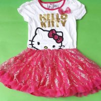 Английска детска рокля-Hello Kitty, снимка 1 - Детски рокли и поли - 36721591
