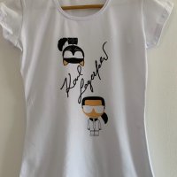 Karal Lagerfeld дамска тениска , снимка 5 - Тениски - 32585574