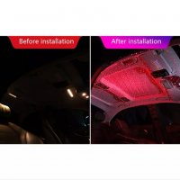 *ТОП* USB УСБ Лазер разпръскващ червена светлина за дома кола автомобил +ПОДАРЪК, снимка 4 - Аксесоари и консумативи - 26861800