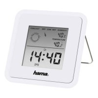 Качествен Настолен часовник с термометър, влагомер и календар TH-50 за вътрешно ползване, снимка 1 - Други стоки за дома - 27347513
