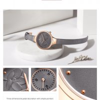 Дамски часовник NAVIFORCE Feminino Gray/Gold 5001L RGGYGY., снимка 3 - Дамски - 34751647
