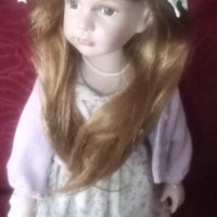 Порцеланова Руска колекционерска кукла , снимка 5 - Кукли - 44000415
