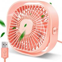 Нов портативен настолен вентилатор за охлаждане USB за бюро Безшумен , снимка 1 - Други стоки за дома - 40088511