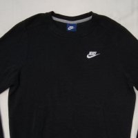 Nike NSW Fleece Sweatshirt оригинално горнище S Найк памук спорт, снимка 2 - Спортни екипи - 43501581