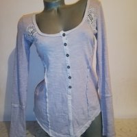 Блуза с дълъг ръкав и дантела р-р М , снимка 7 - Блузи с дълъг ръкав и пуловери - 26987707