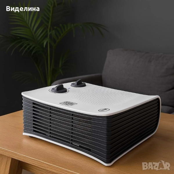 Компактен вентилаторен отоплител, BLACK+DECKER BXSH2001E, снимка 1