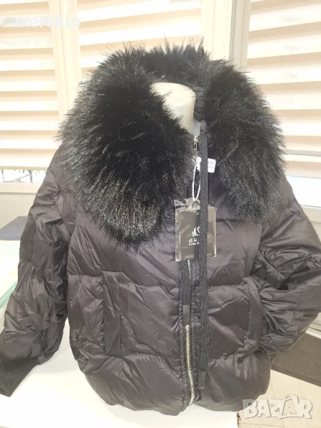 Ново яке гъши пух и смесен косъм, снимка 1