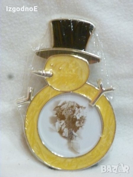 Нова коледна рамка за снимки - Снежен човек, снимка 1