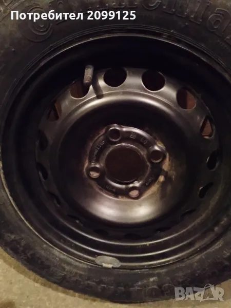 Джанта с гума 5.5J, R13, 4x100, снимка 1