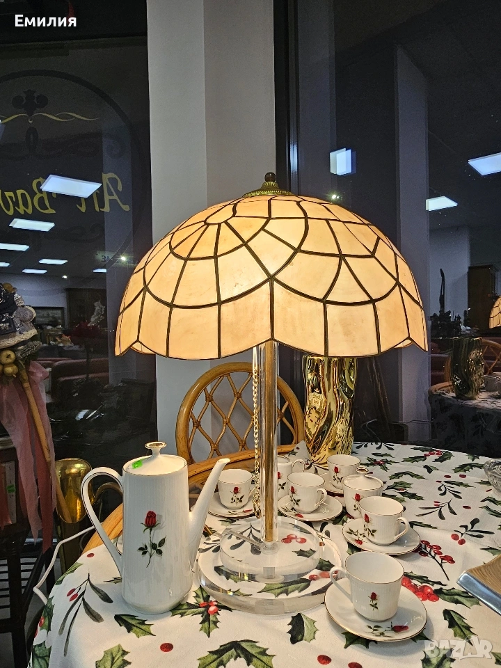 Нощна лампа тип Тифани, снимка 1